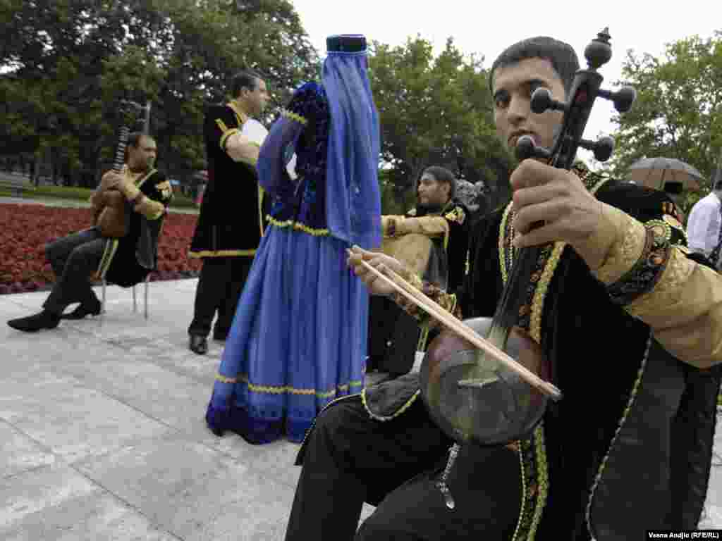 Azərbaycan musiqiçiləri mərasimdə 